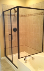 Framed Shower - 90 Degree Post 12