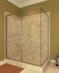 Framed Shower without Corner Post 36