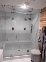 Steam Shower with Transom & Clamps 2