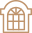 Residential Glass Icon